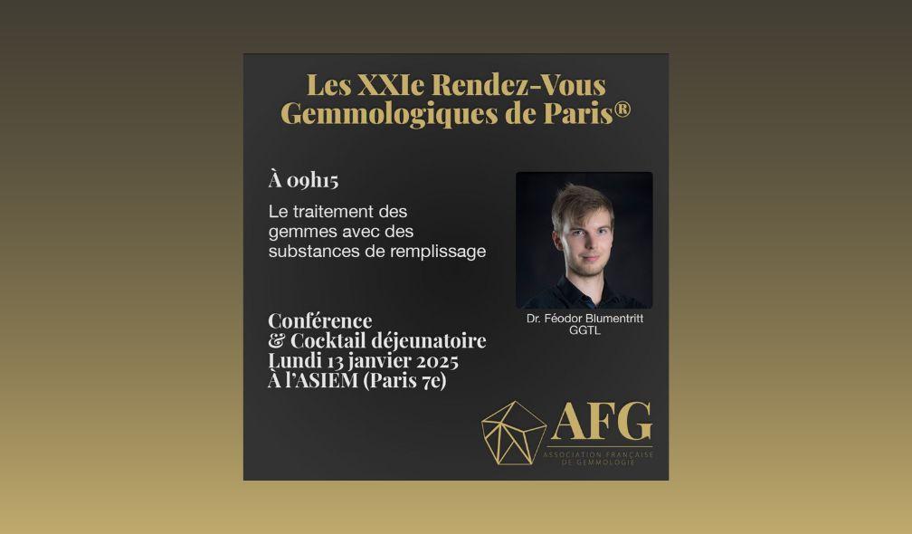 Féodor Blumentritt Speaks on Gem Treatments at the XXI Rendez-Vous Gemmologiques de Paris