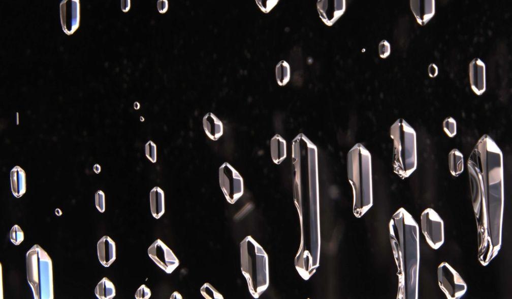 Negative quartz crystals in colourless quartz