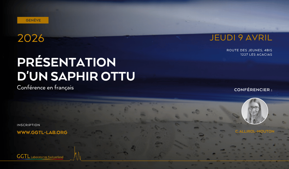 Les jeudis soirs au labo : Présentation d'un saphir Ottu