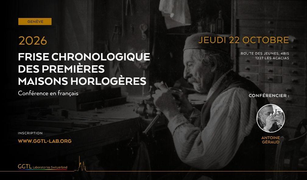 Frise chronologique des premières maisons horlogères