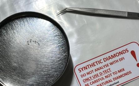 Synthetic diamonds bag