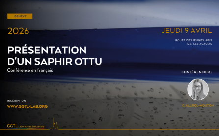 Les jeudis soirs au labo : Présentation d'un saphir Ottu