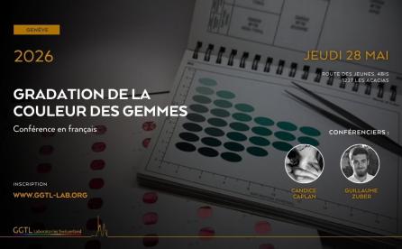 Gradation de la couleur des gemmes