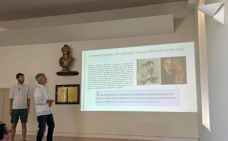 F. Notari and F. Blumentritt present a conference: Issues with the geographical origin — Poil, Summer 2026