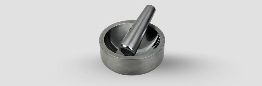 Tungsten carbide mortar
